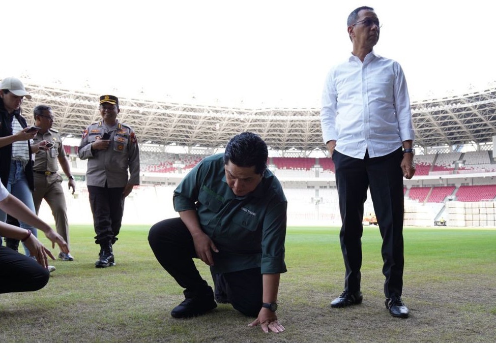 Rumput Stadion GBK Rusak Usai Konser Blackpink, Erick Thohir Geram ...